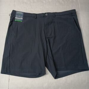 Chaps Golf Shorts Men's 42 Navy Blue Slim Fit 9" Inseam